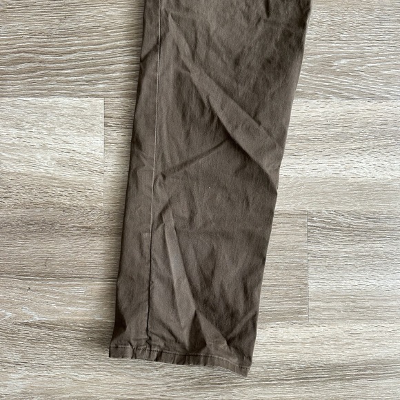 Vince Camuto Straight Leg Chino Pants Brown Men's 36X32 - Picture 14 of 16